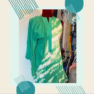 Vince Camuto Mint and White Sheath